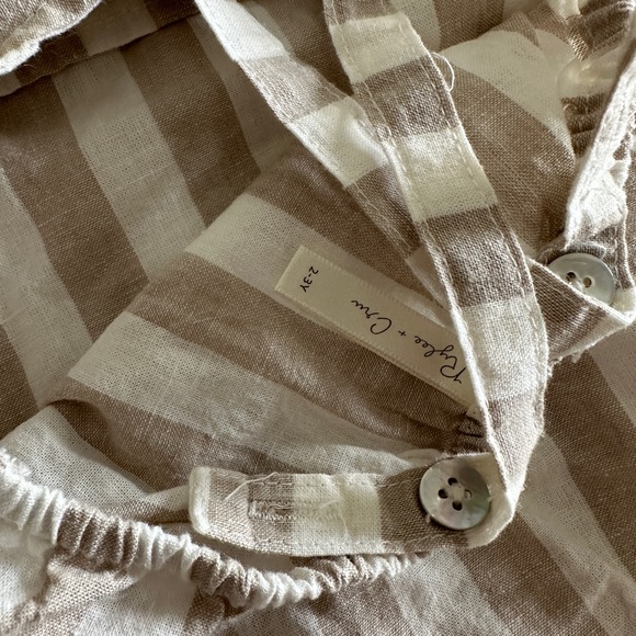 Rylee + Cru Chris Cross Stripes Romper - Picture 4 of 4